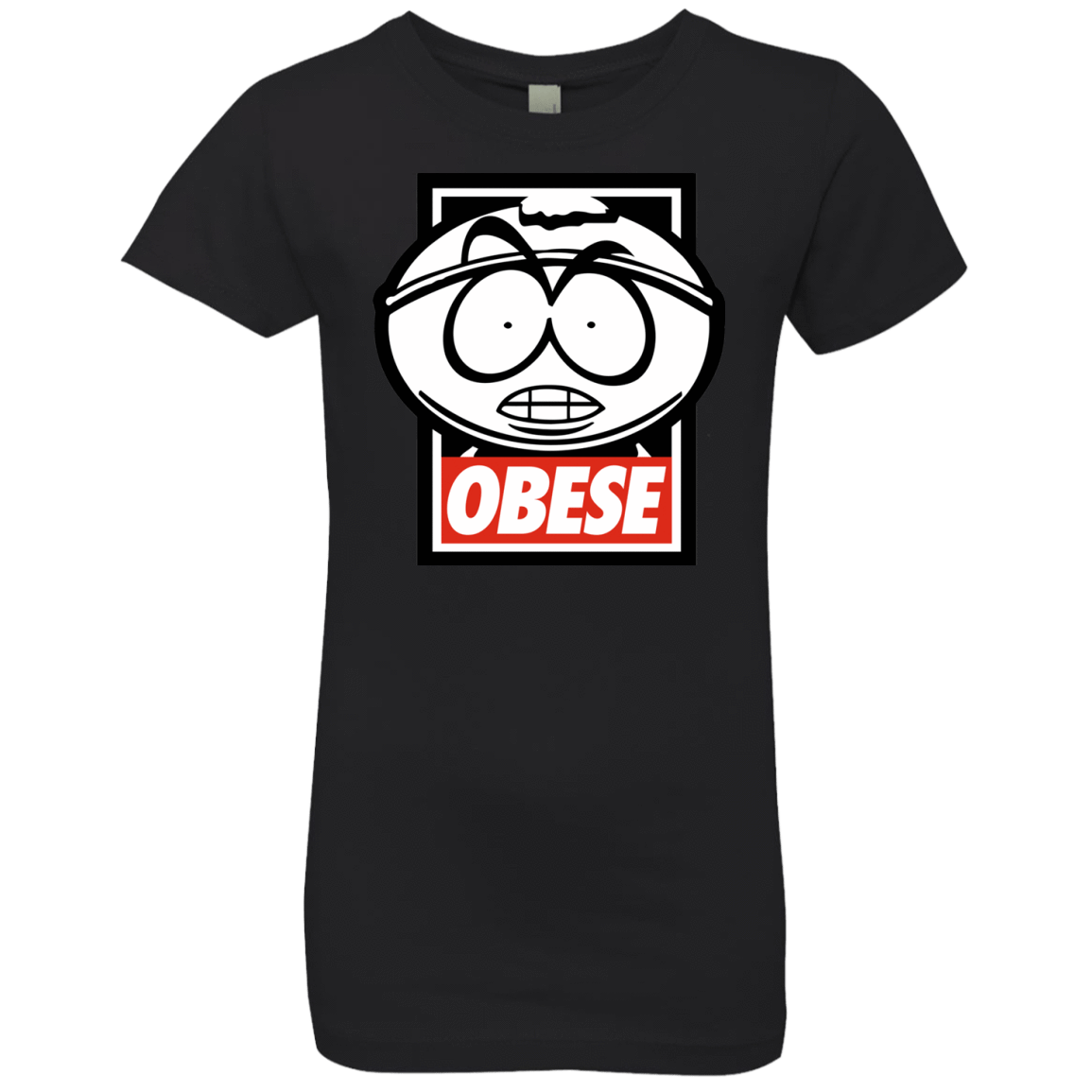 T-Shirts Black / YXS Obese Girls Premium T-Shirt