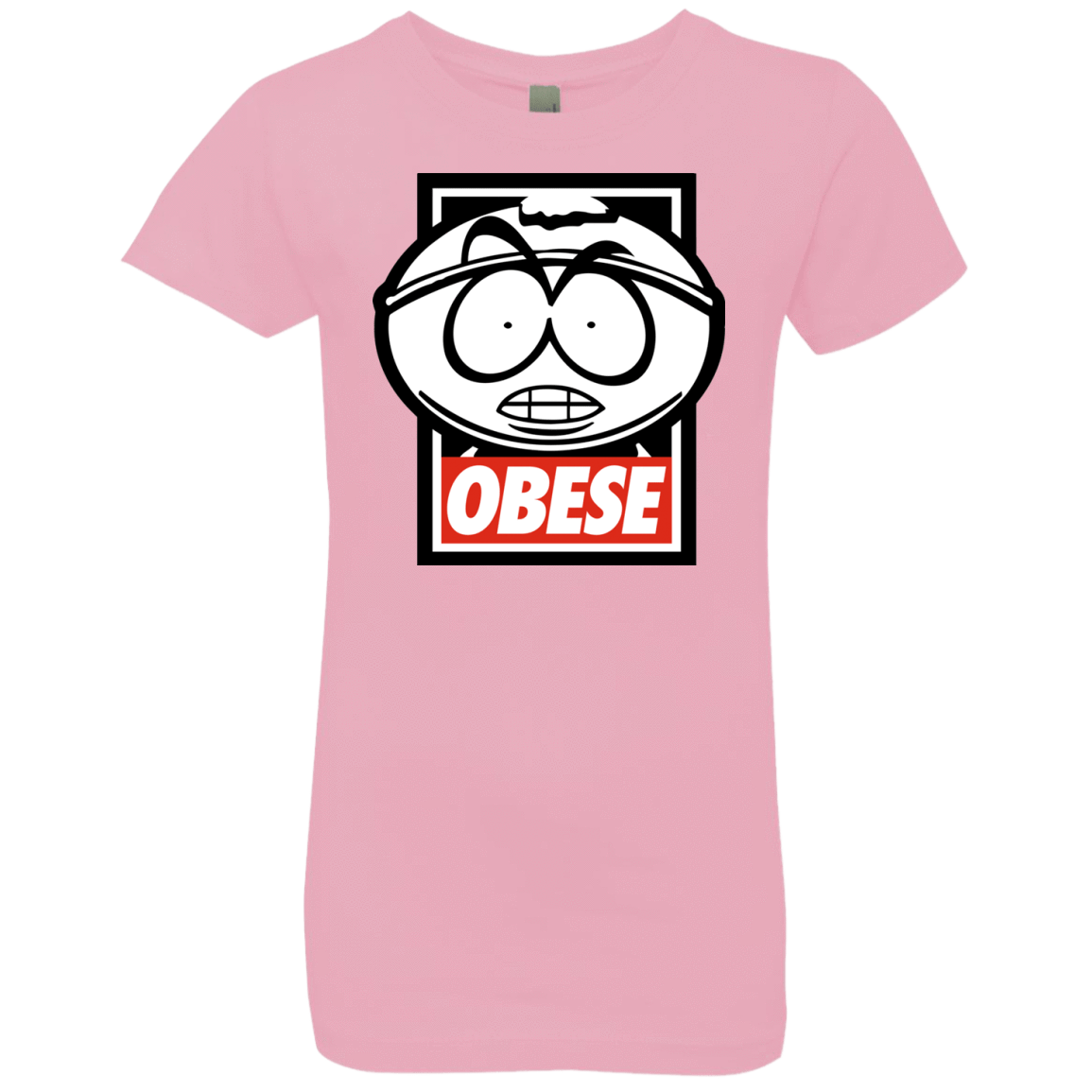 T-Shirts Light Pink / YXS Obese Girls Premium T-Shirt