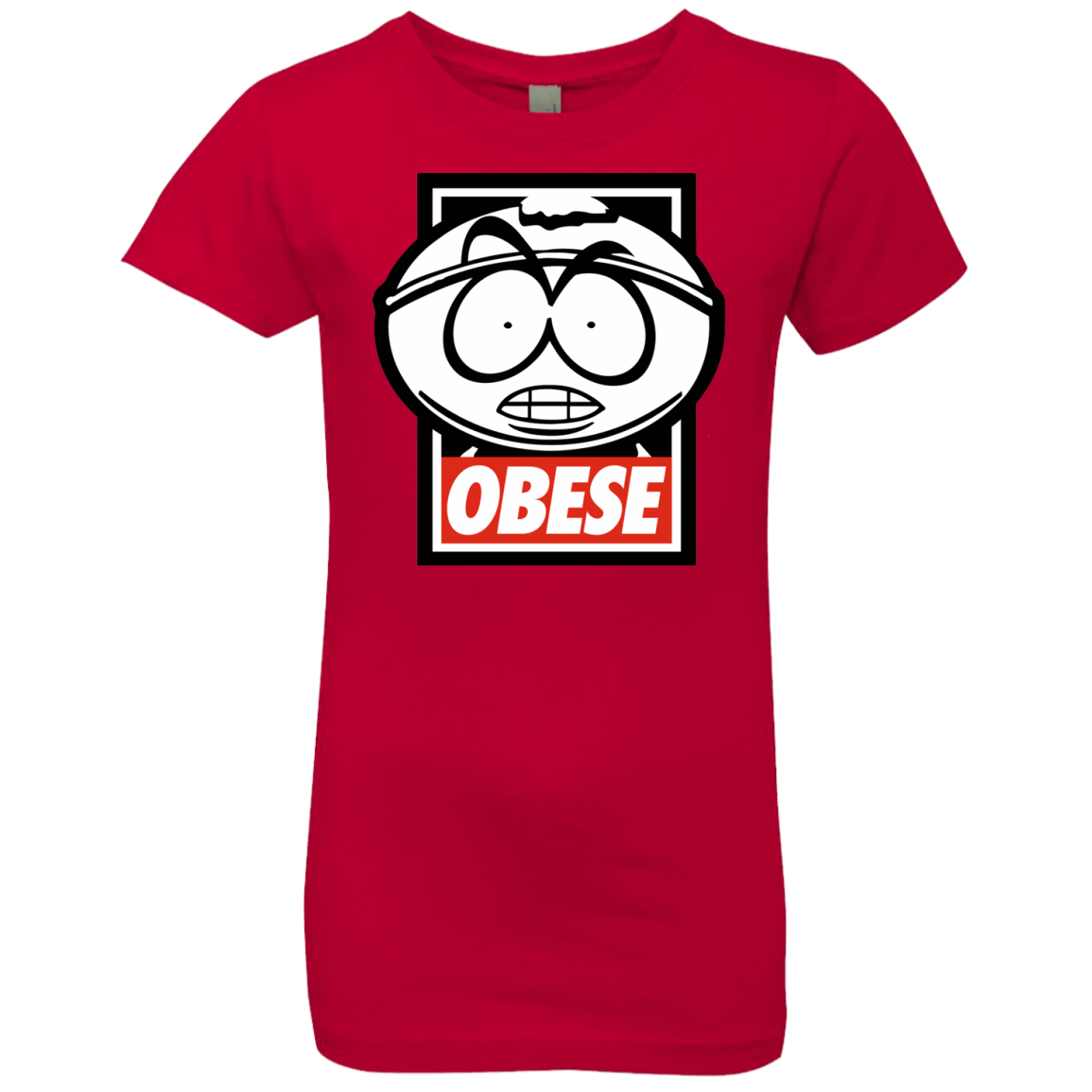 T-Shirts Red / YXS Obese Girls Premium T-Shirt