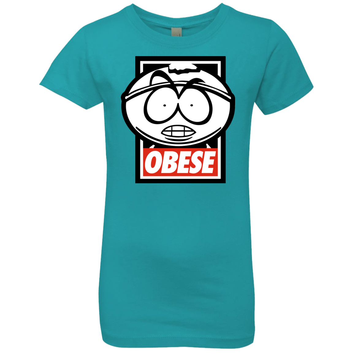 T-Shirts Tahiti Blue / YXS Obese Girls Premium T-Shirt