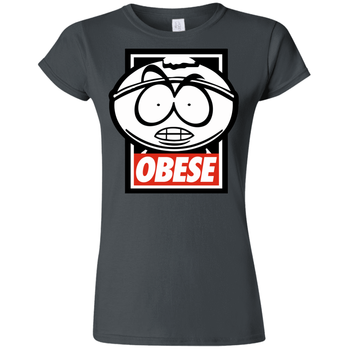 T-Shirts Charcoal / S Obese Junior Slimmer-Fit T-Shirt