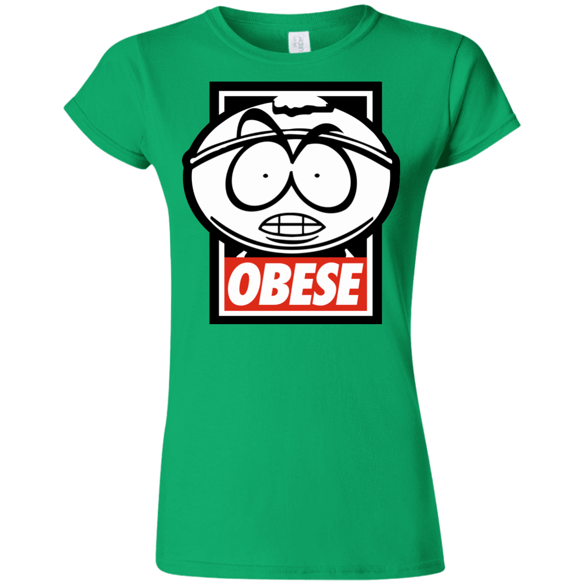 T-Shirts Irish Green / S Obese Junior Slimmer-Fit T-Shirt