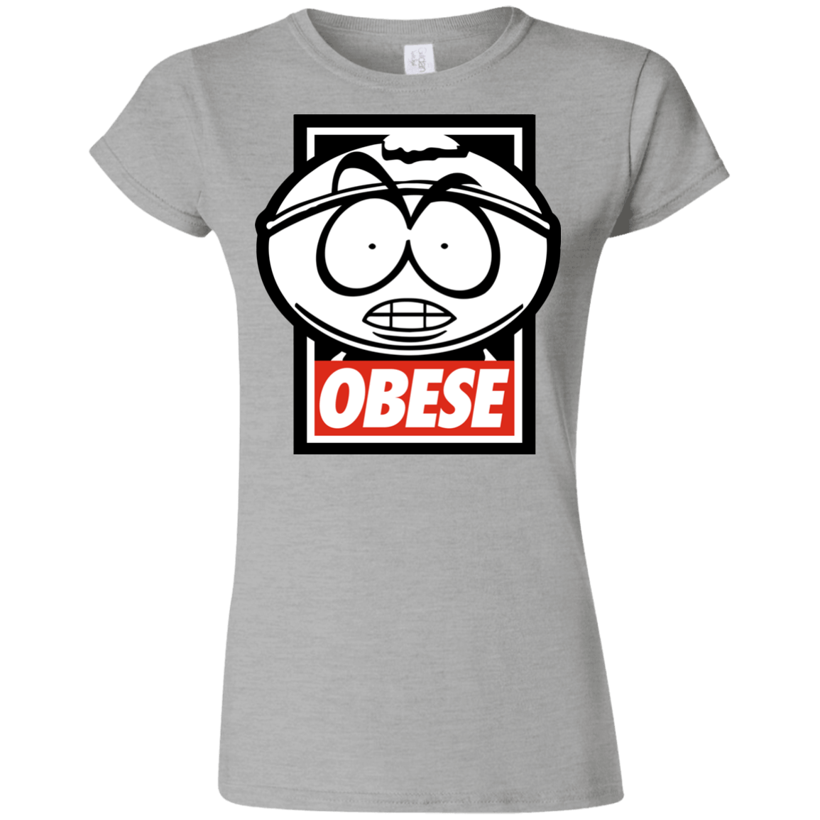 T-Shirts Sport Grey / S Obese Junior Slimmer-Fit T-Shirt