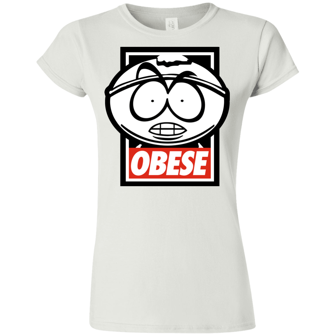 T-Shirts White / S Obese Junior Slimmer-Fit T-Shirt