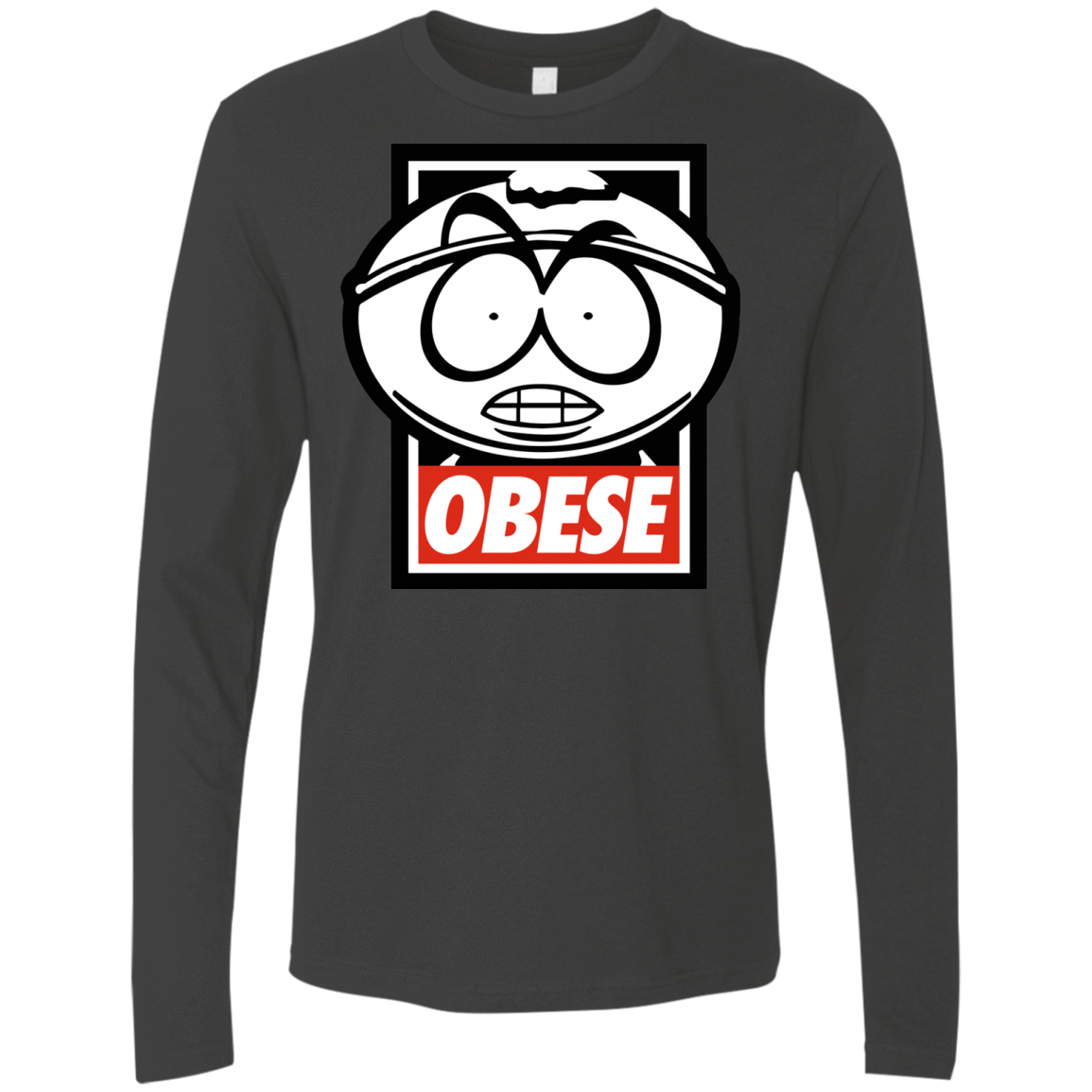 T-Shirts Heavy Metal / S Obese Men's Premium Long Sleeve