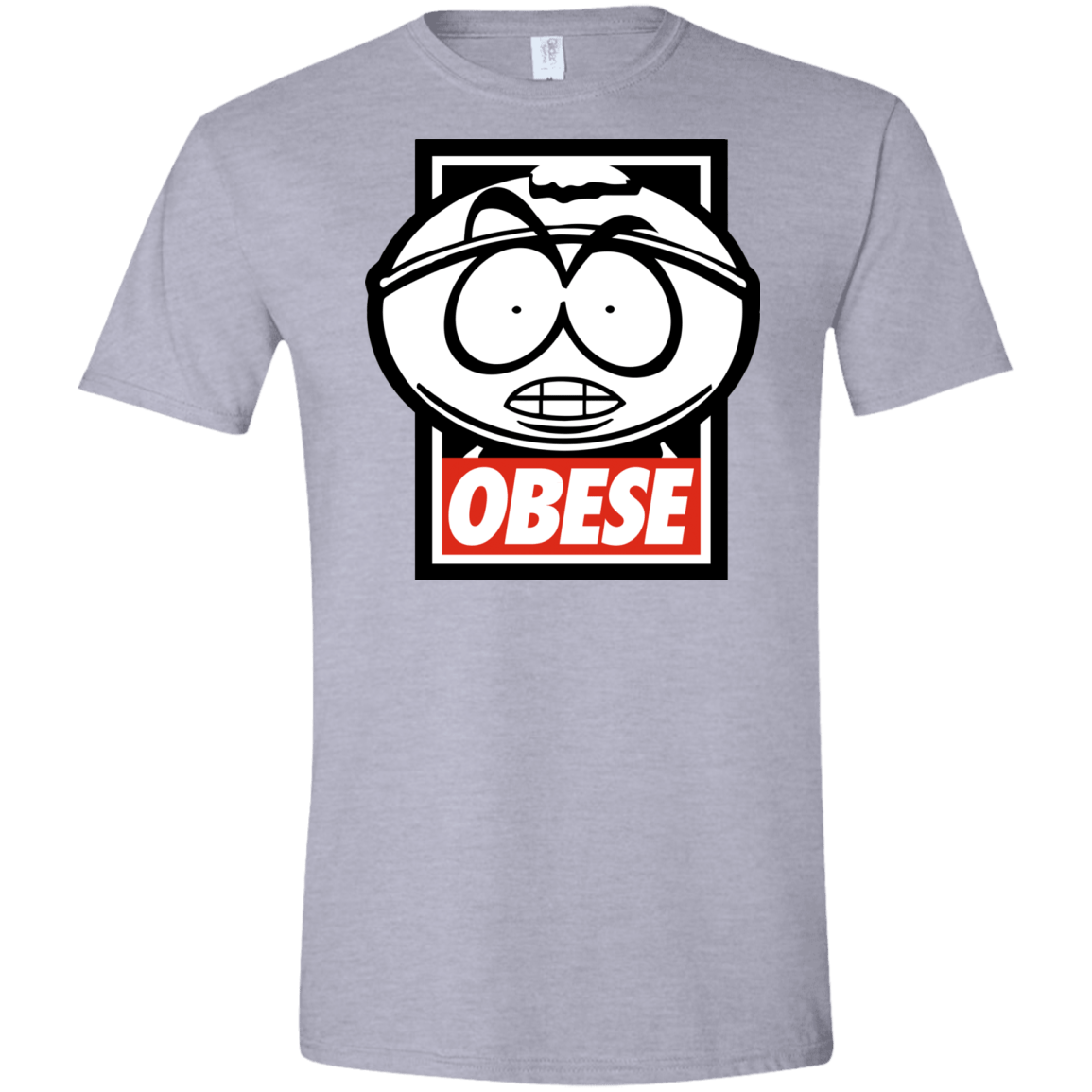 T-Shirts Sport Grey / X-Small Obese Men's Semi-Fitted Softstyle