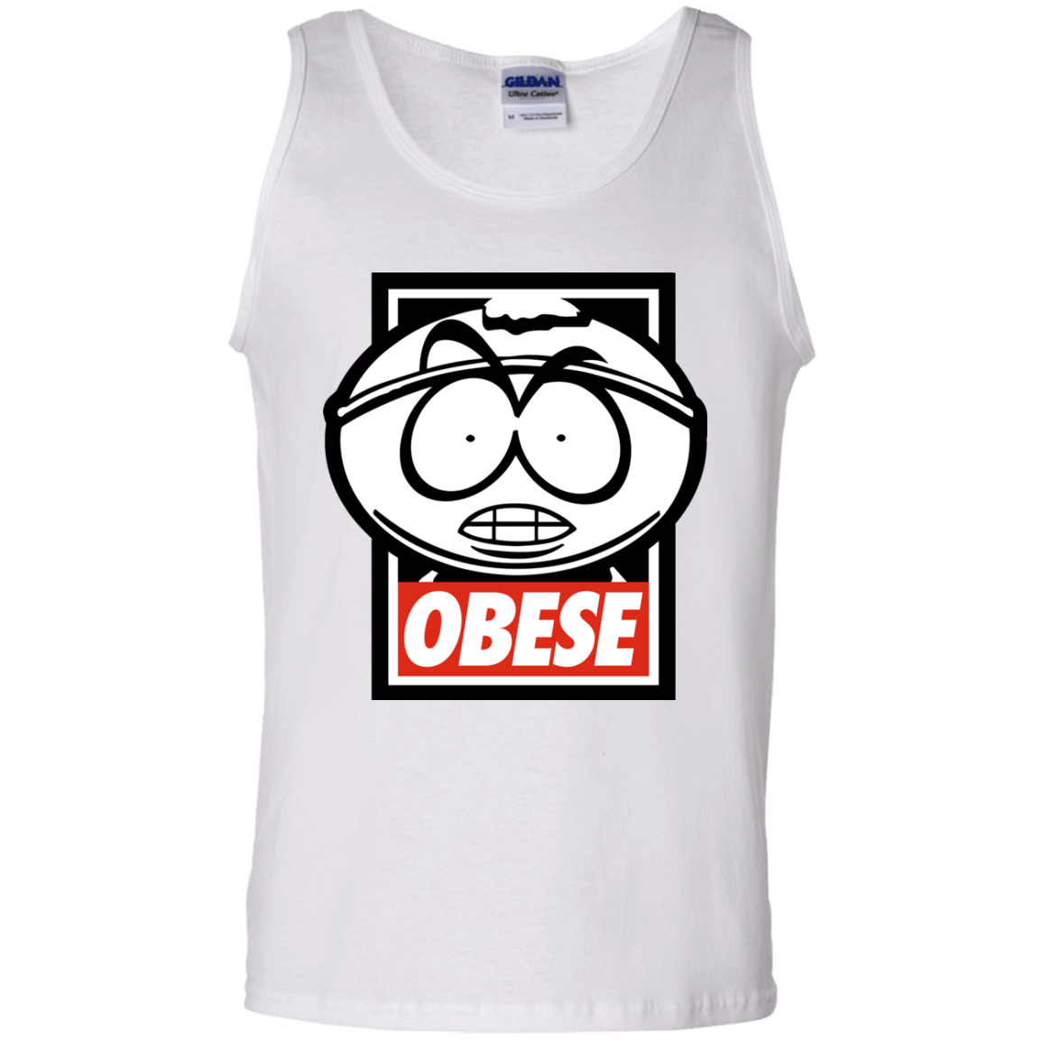 T-Shirts White / S Obese Men's Tank Top