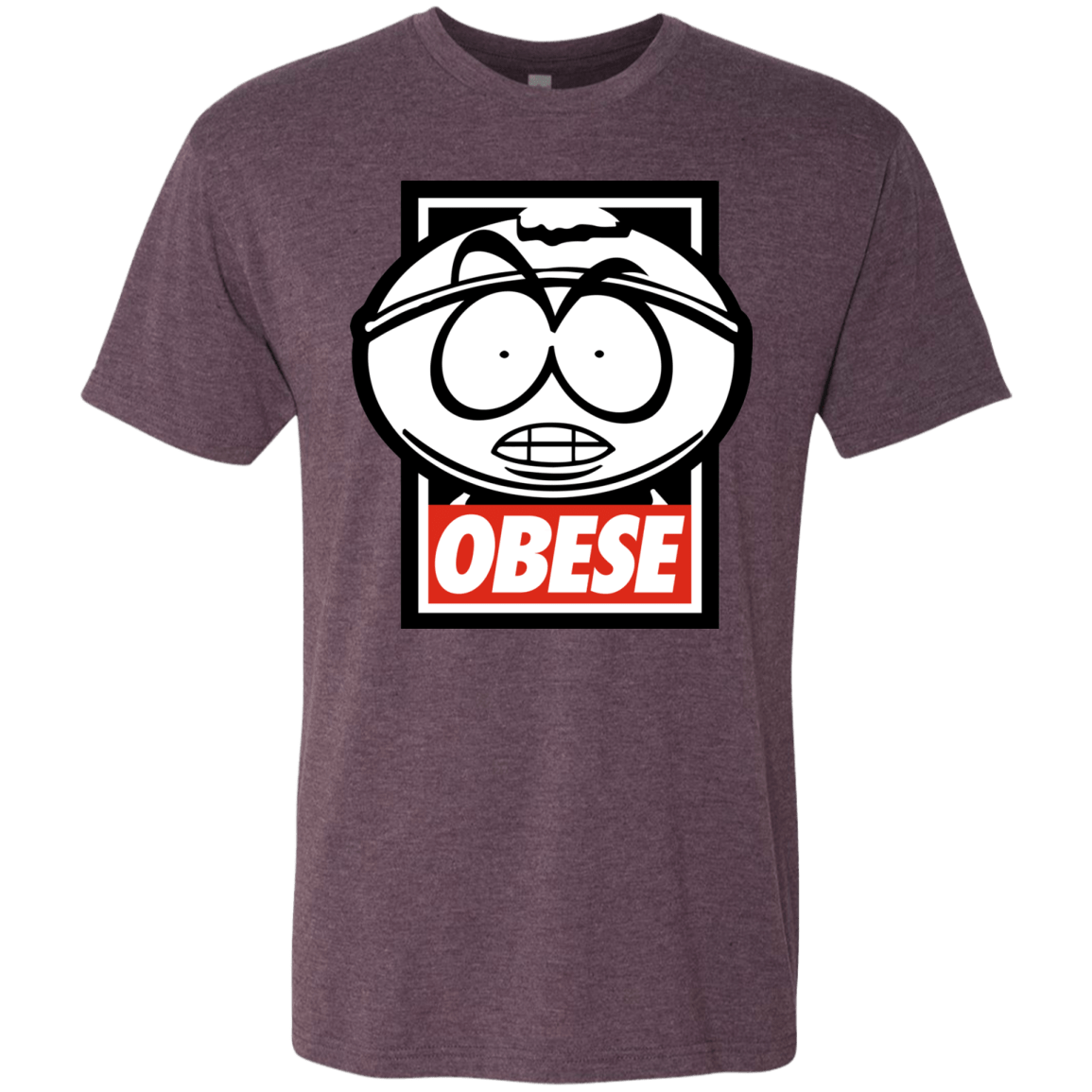 T-Shirts Vintage Purple / S Obese Men's Triblend T-Shirt