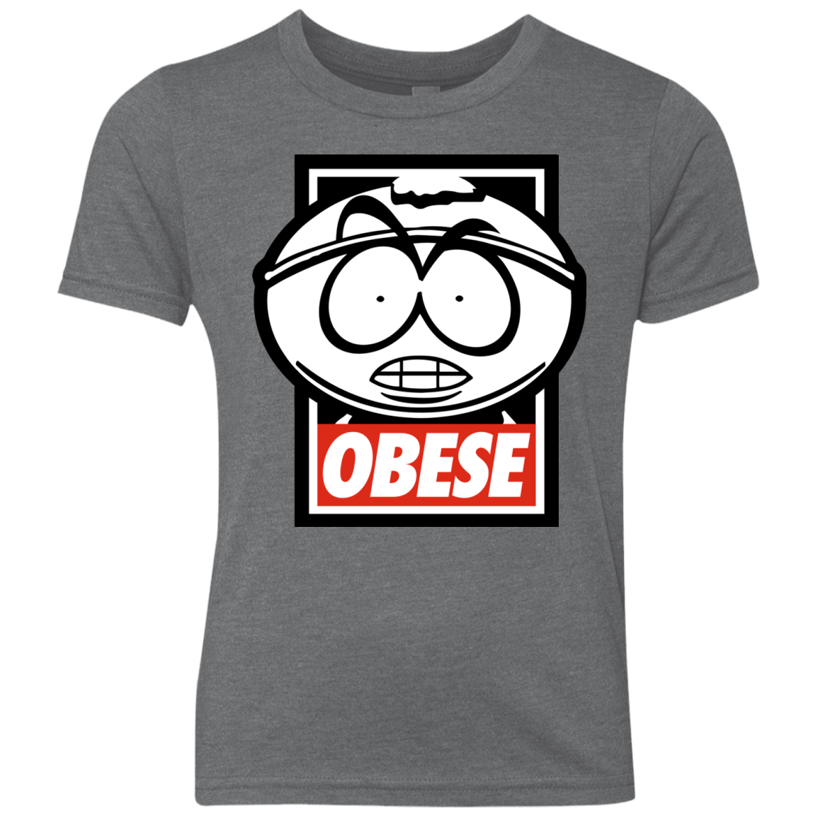 T-Shirts Premium Heather / YXS Obese Youth Triblend T-Shirt