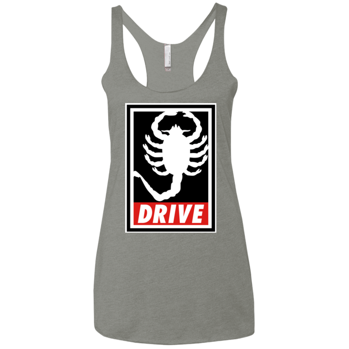T-Shirts Venetian Grey / X-Small Obey and drive Women's Triblend Racerback Tank