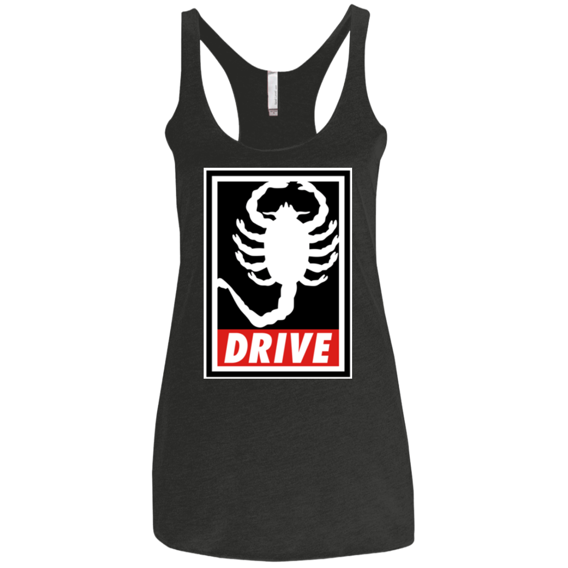 T-Shirts Vintage Black / X-Small Obey and drive Women's Triblend Racerback Tank