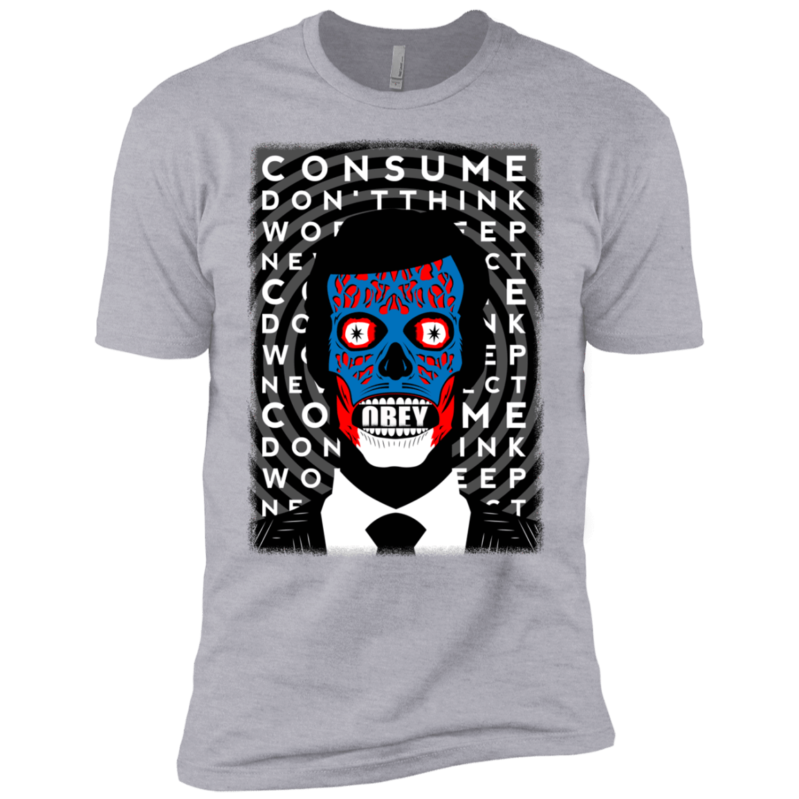 T-Shirts Heather Grey / YXS OBEY Boys Premium T-Shirt