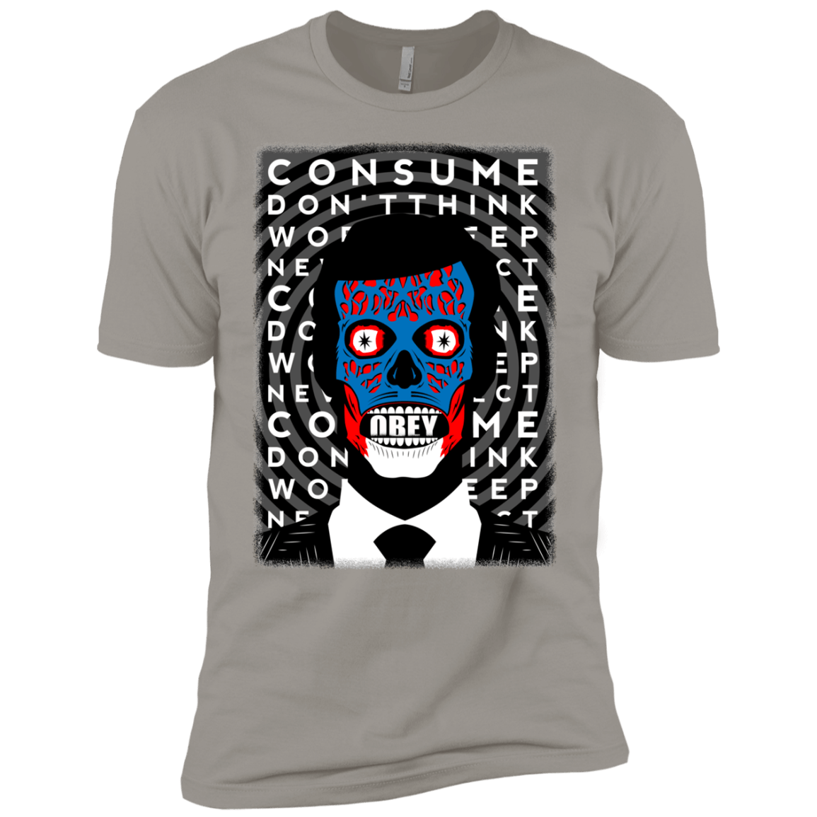 T-Shirts Light Grey / YXS OBEY Boys Premium T-Shirt