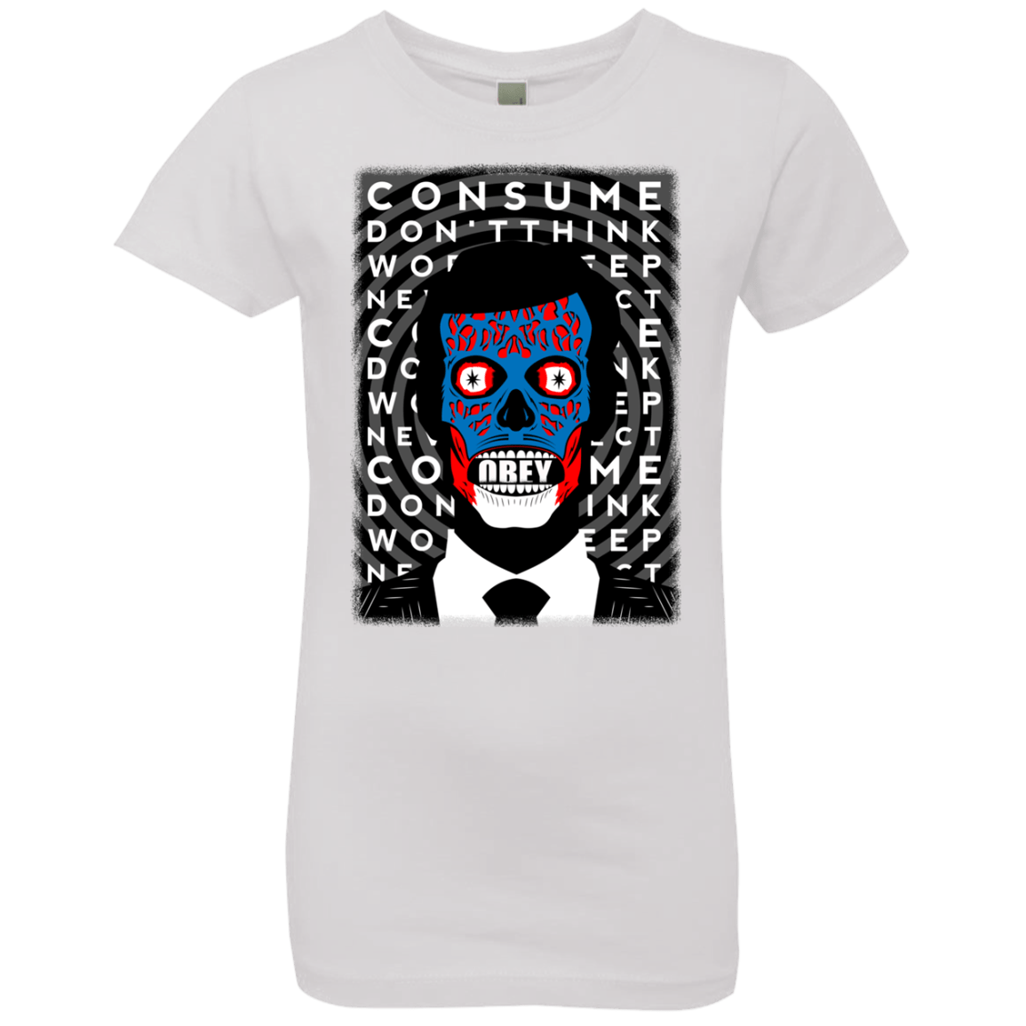 T-Shirts White / YXS OBEY Girls Premium T-Shirt