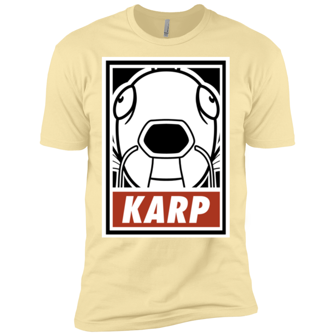 T-Shirts Banana Cream / X-Small Obey Karp Men's Premium T-Shirt