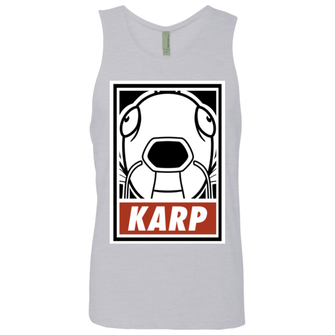 T-Shirts Heather Grey / Small Obey Karp Men's Premium Tank Top