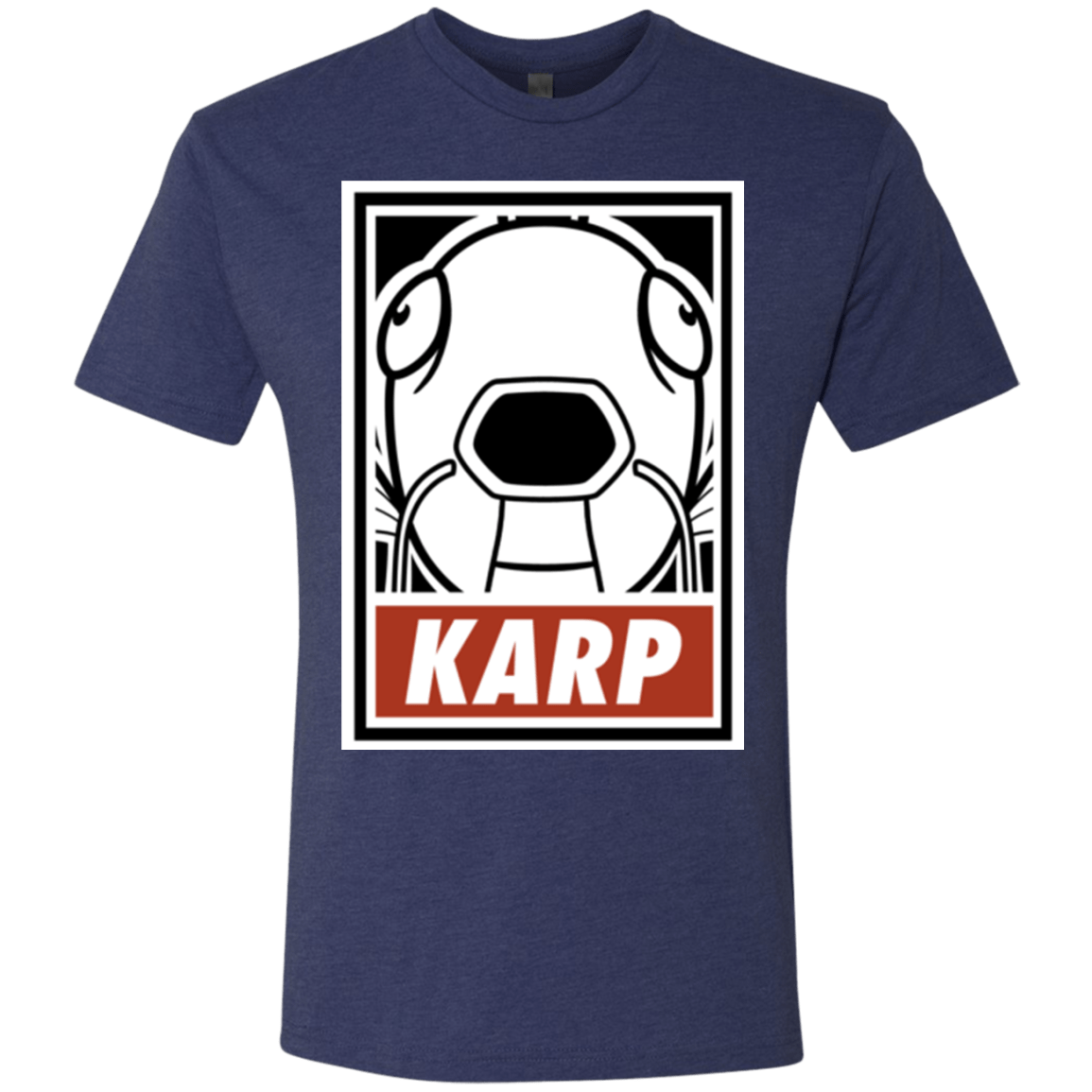 T-Shirts Vintage Navy / Small Obey Karp Men's Triblend T-Shirt