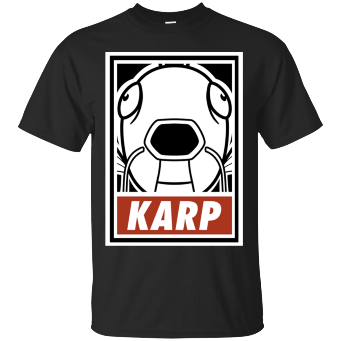 T-Shirts Black / Small Obey Karp T-Shirt