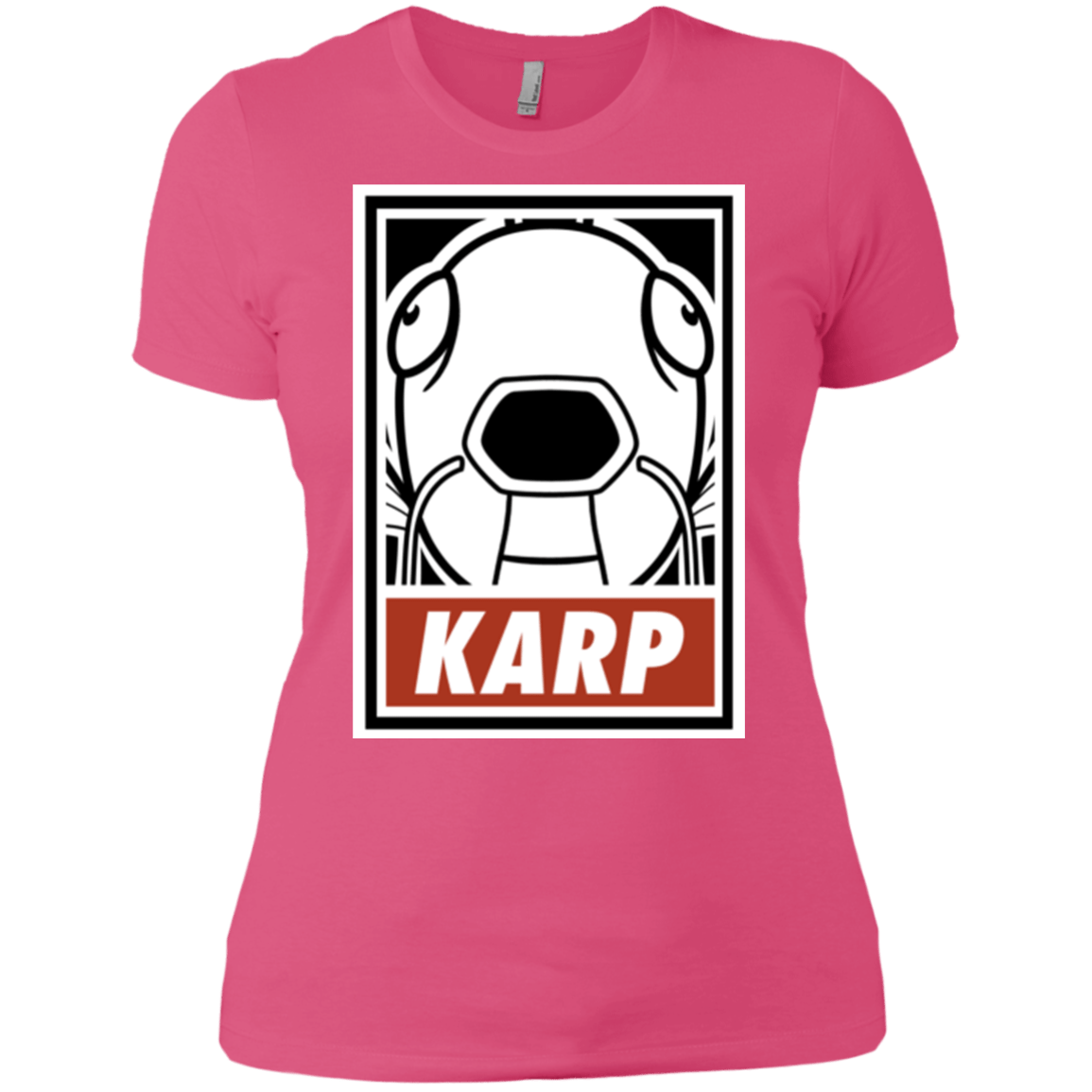 T-Shirts Hot Pink / X-Small Obey Karp Women's Premium T-Shirt