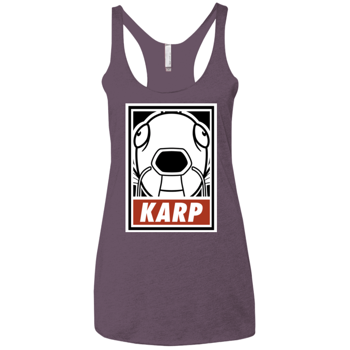 T-Shirts Vintage Purple / X-Small Obey Karp Women's Triblend Racerback Tank