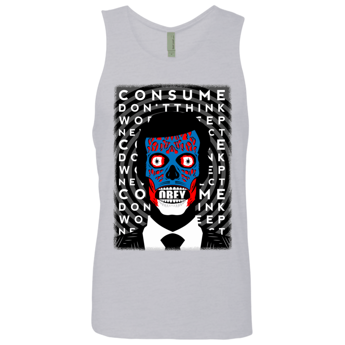 T-Shirts Heather Grey / Small OBEY Men's Premium Tank Top