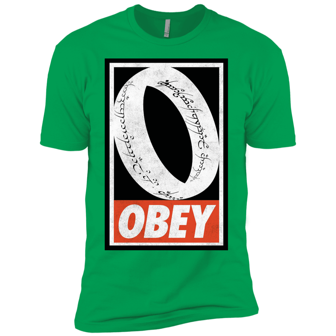 T-Shirts Kelly Green / YXS Obey One Ring Boys Premium T-Shirt