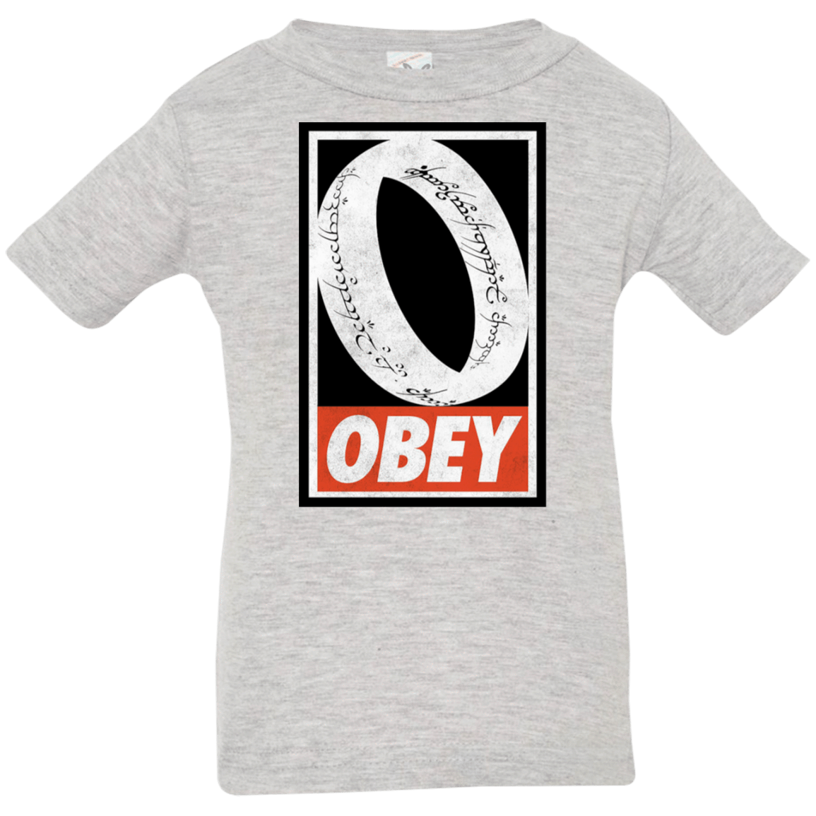 T-Shirts Heather Grey / 6 Months Obey One Ring Infant Premium T-Shirt