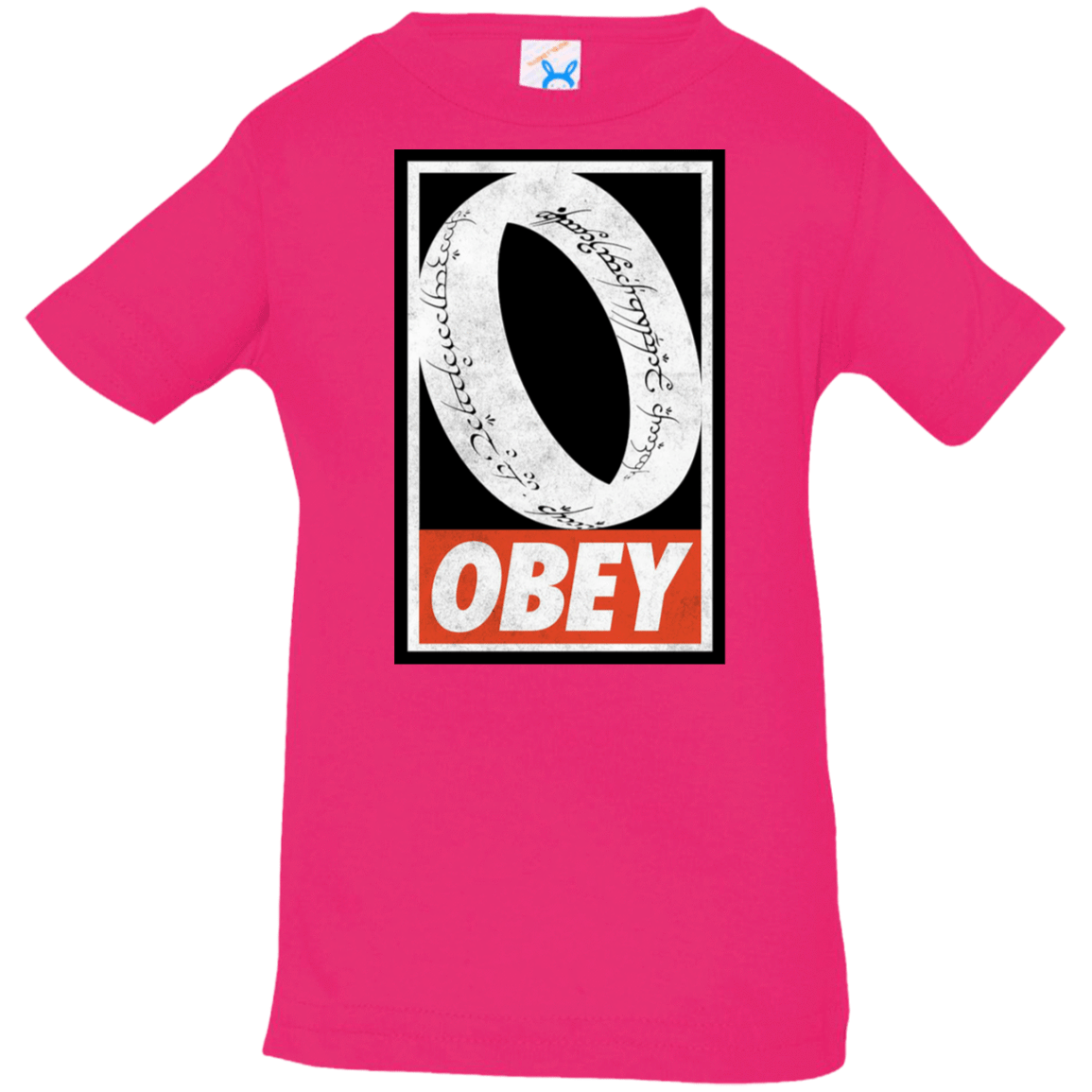 T-Shirts Hot Pink / 6 Months Obey One Ring Infant Premium T-Shirt