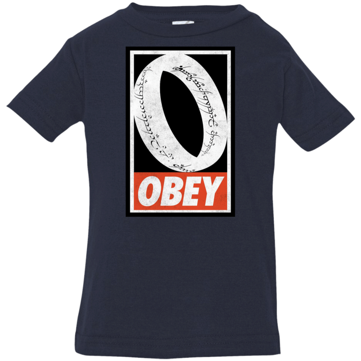 T-Shirts Navy / 6 Months Obey One Ring Infant Premium T-Shirt