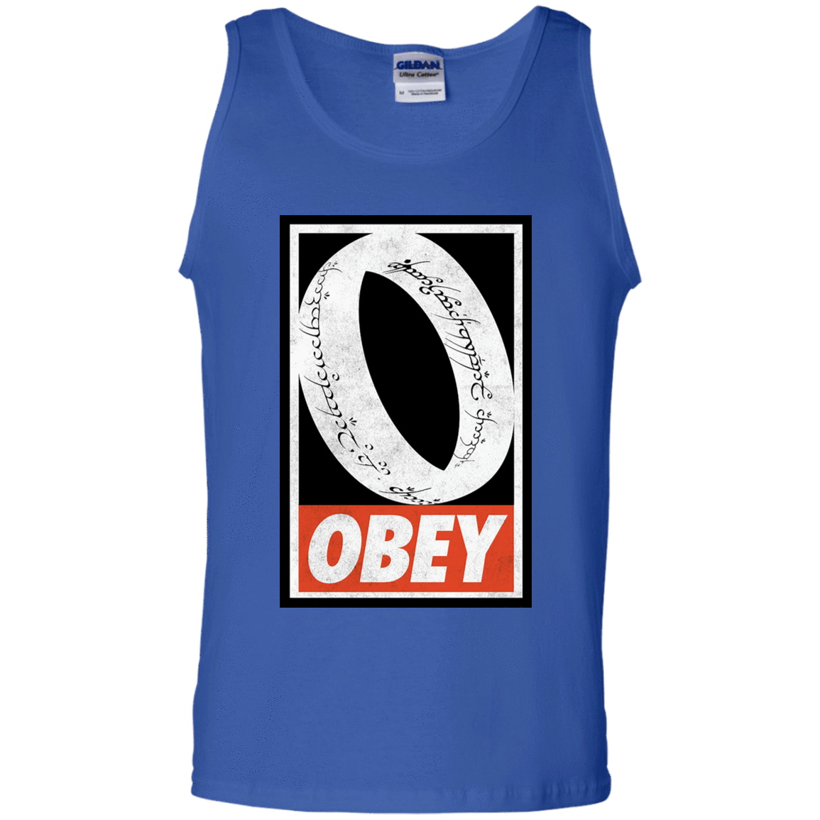 T-Shirts Royal / S Obey One Ring Men's Tank Top
