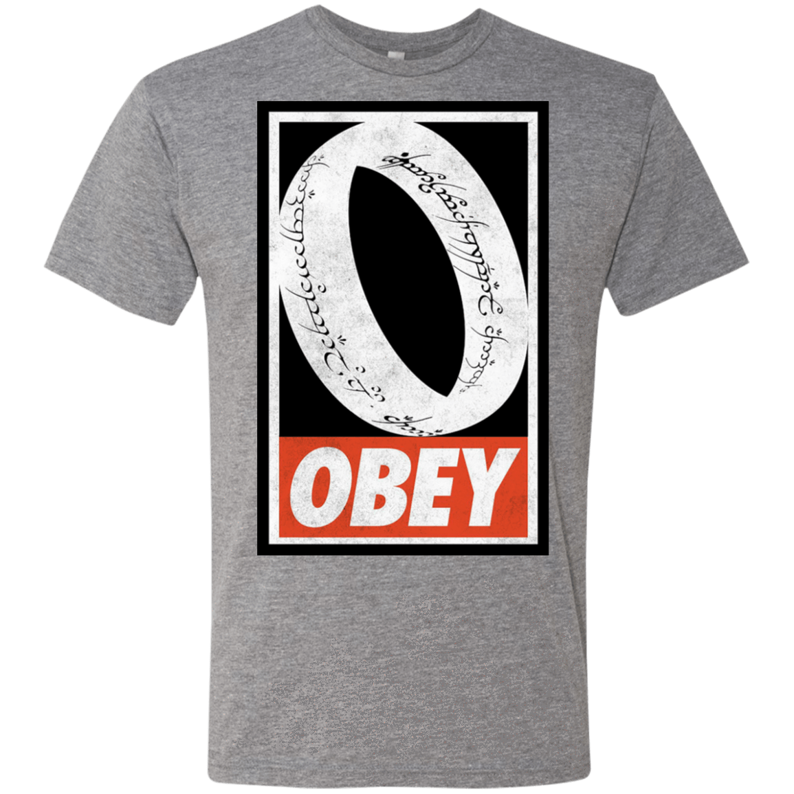 T-Shirts Premium Heather / S Obey One Ring Men's Triblend T-Shirt