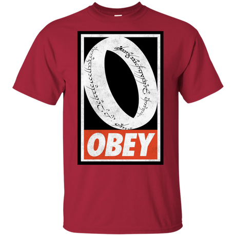 T-Shirts Cardinal / S Obey One Ring T-Shirt