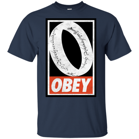 T-Shirts Navy / S Obey One Ring T-Shirt