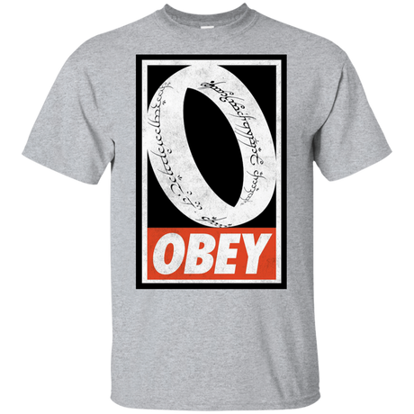 T-Shirts Sport Grey / S Obey One Ring T-Shirt