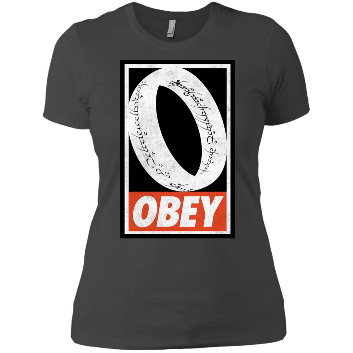 T-Shirts Heavy Metal / X-Small Obey One Ring Women's Premium T-Shirt