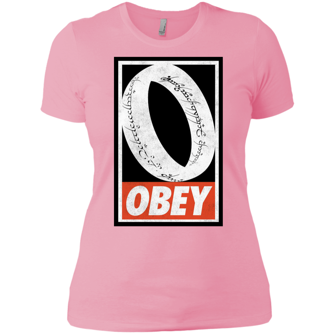 T-Shirts Light Pink / X-Small Obey One Ring Women's Premium T-Shirt