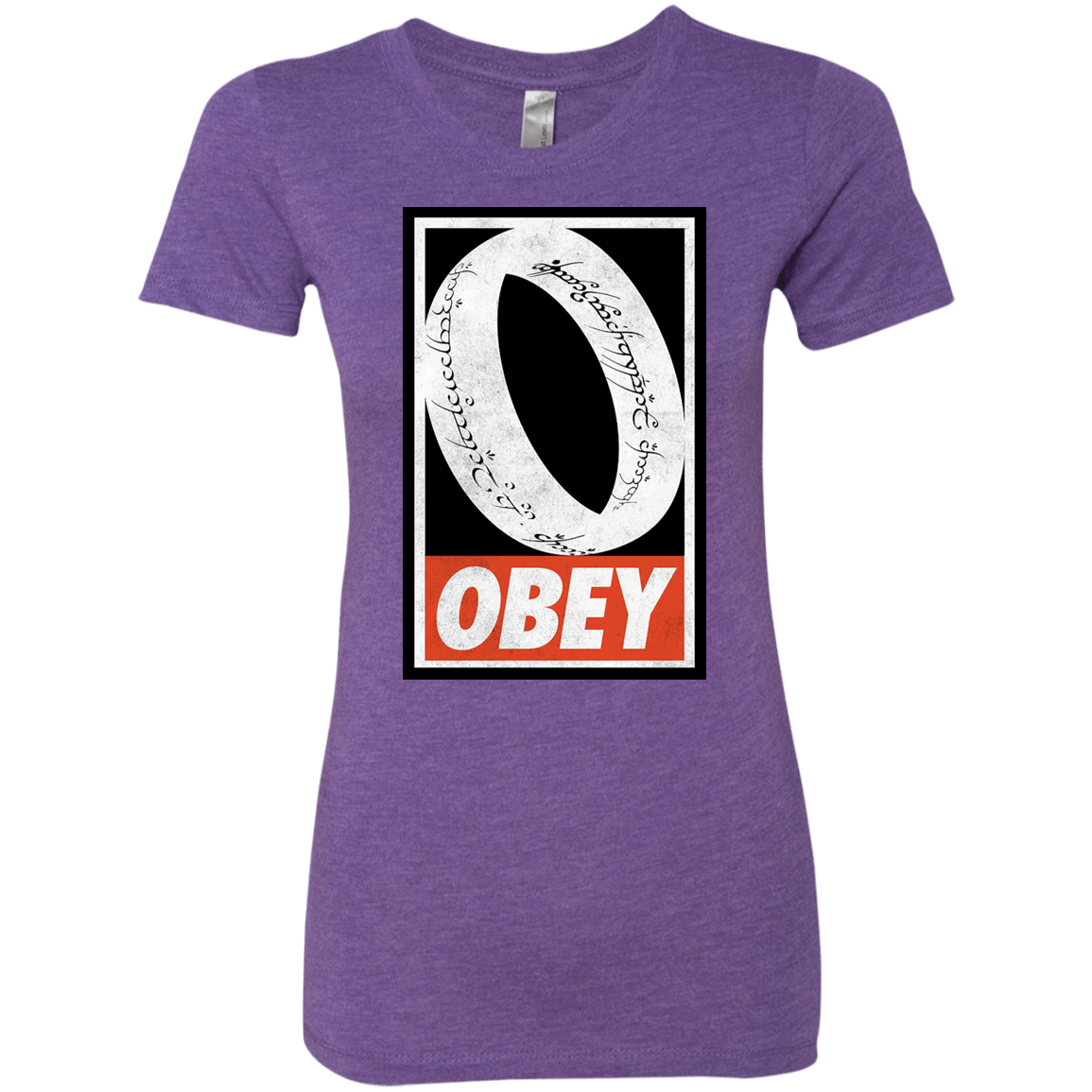 T-Shirts Purple Rush / S Obey One Ring Women's Triblend T-Shirt