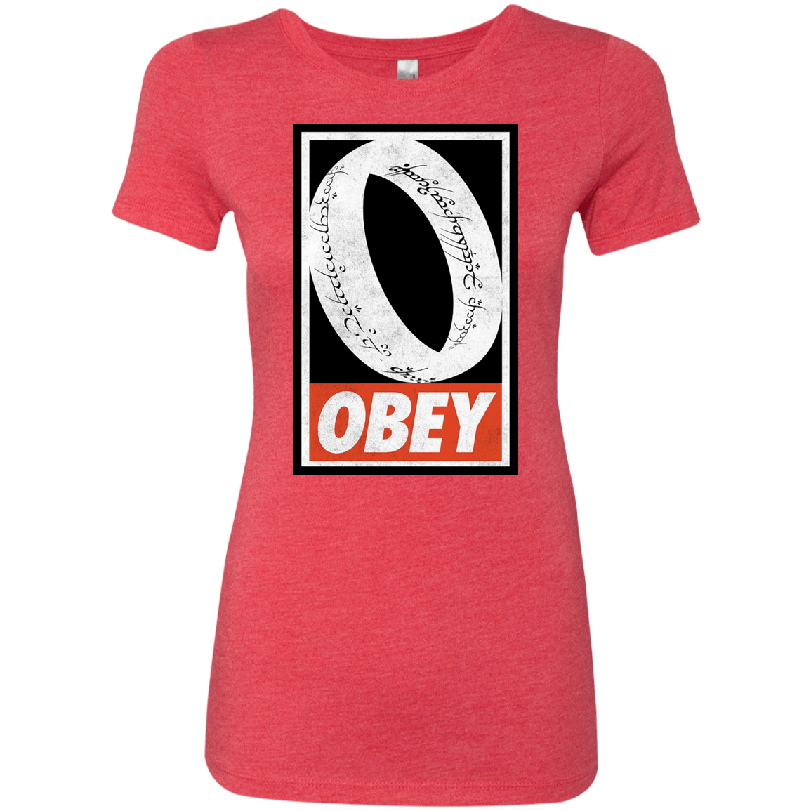 T-Shirts Vintage Red / S Obey One Ring Women's Triblend T-Shirt