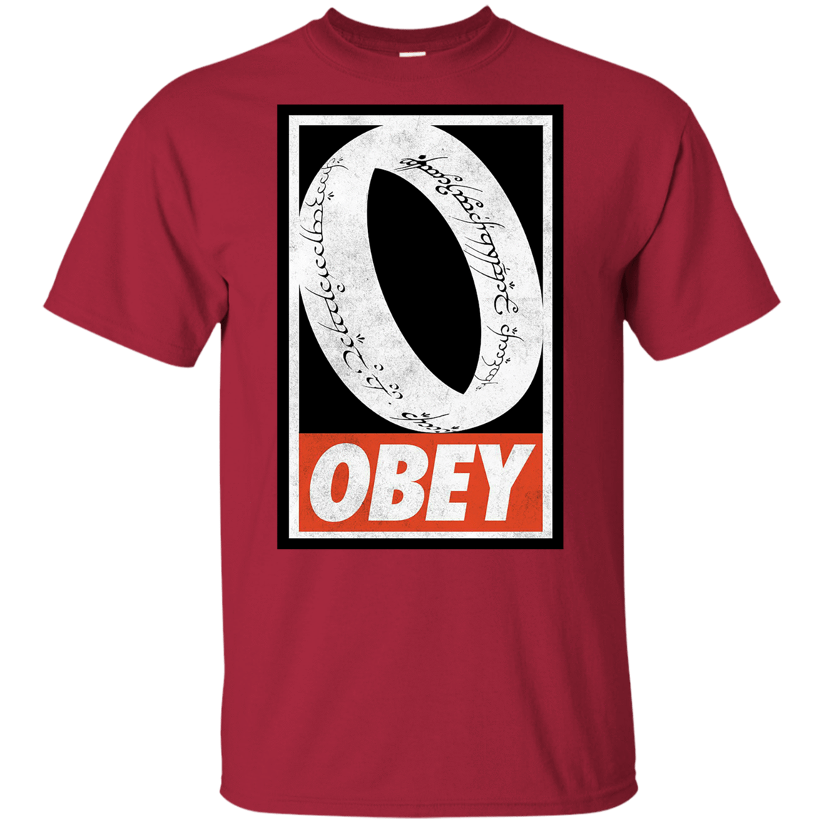 T-Shirts Cardinal / YXS Obey One Ring Youth T-Shirt