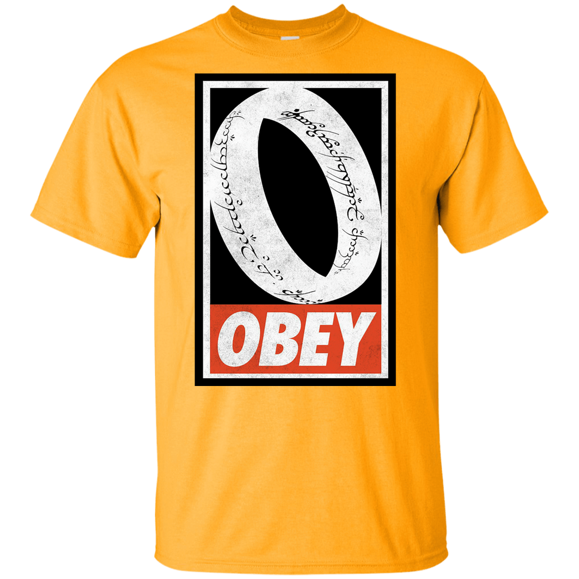 T-Shirts Gold / YXS Obey One Ring Youth T-Shirt