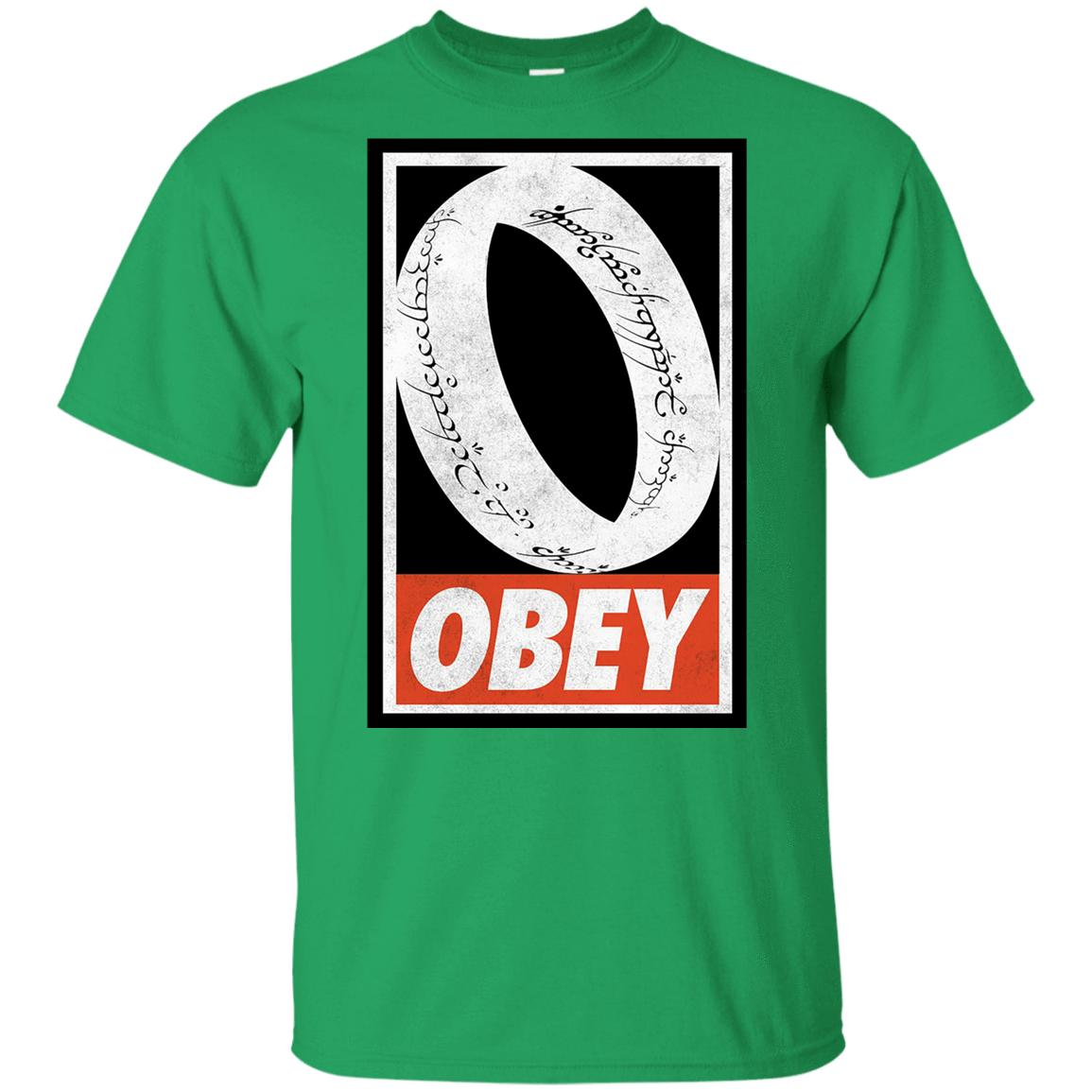 T-Shirts Irish Green / YXS Obey One Ring Youth T-Shirt