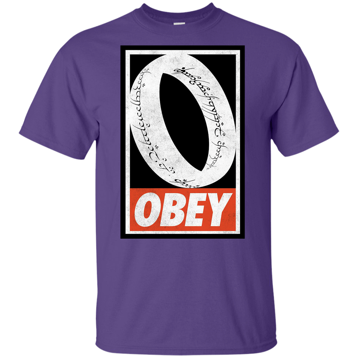 T-Shirts Purple / YXS Obey One Ring Youth T-Shirt
