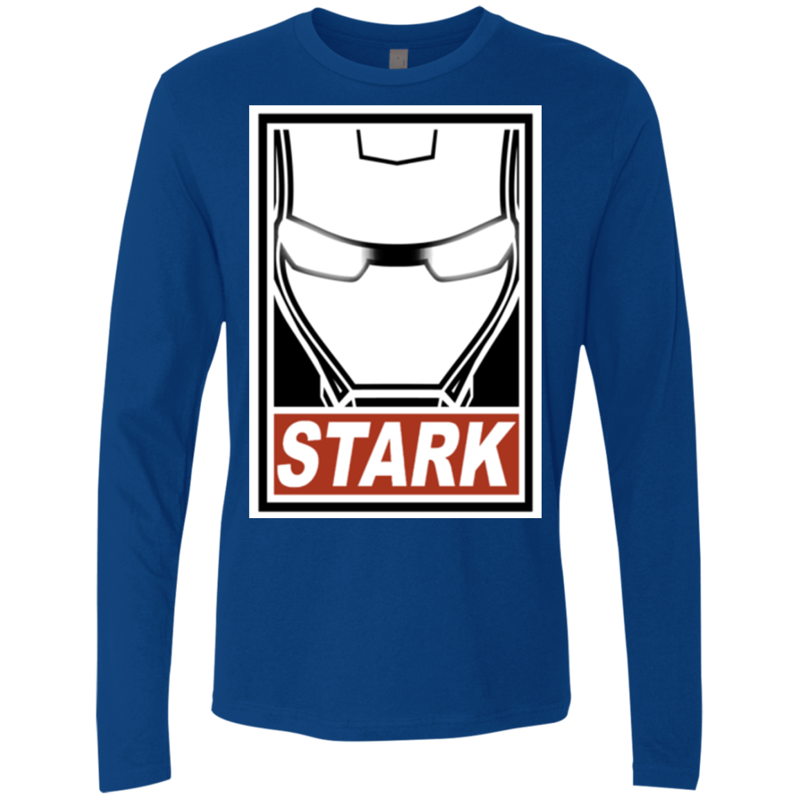 T-Shirts Royal / Small Obey Stark Men's Premium Long Sleeve