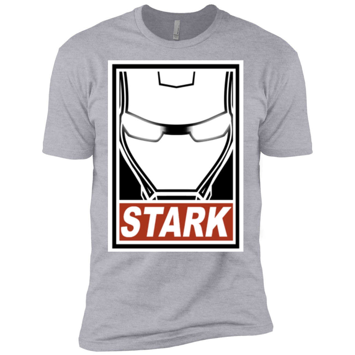 T-Shirts Heather Grey / X-Small Obey Stark Men's Premium T-Shirt