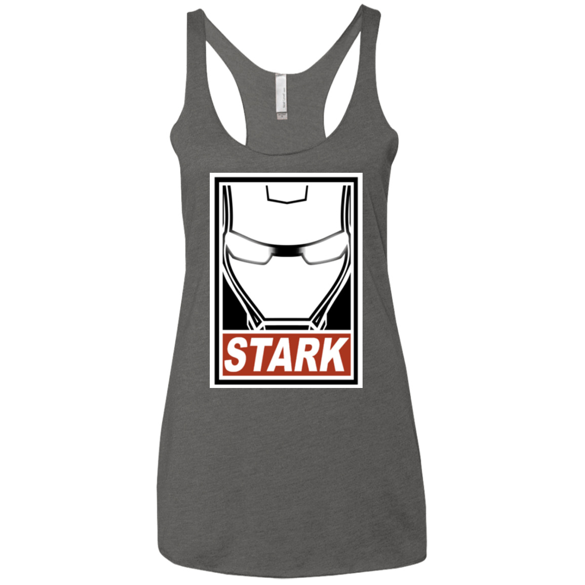 T-Shirts Premium Heather / X-Small Obey Stark Women's Triblend Racerback Tank