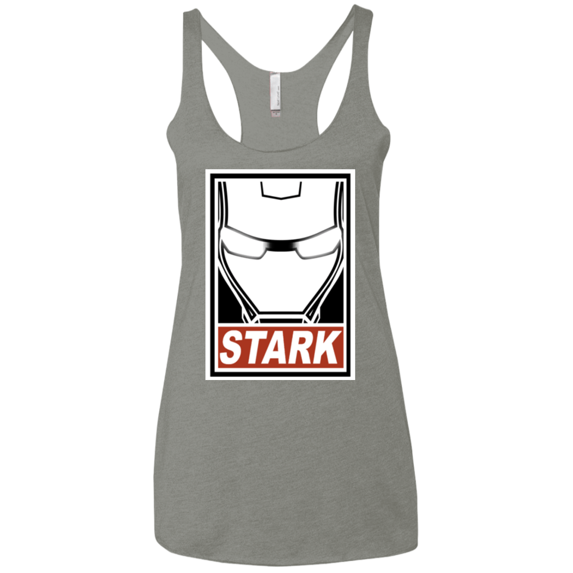 T-Shirts Venetian Grey / X-Small Obey Stark Women's Triblend Racerback Tank