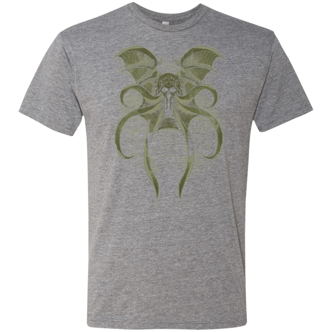T-Shirts Premium Heather / Small Obey the Cthulhu Men's Triblend T-Shirt
