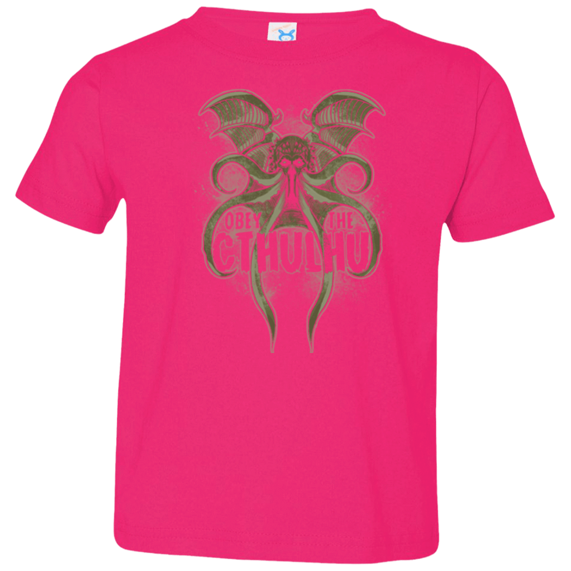 T-Shirts Hot Pink / 2T Obey the Cthulhu Toddler Premium T-Shirt