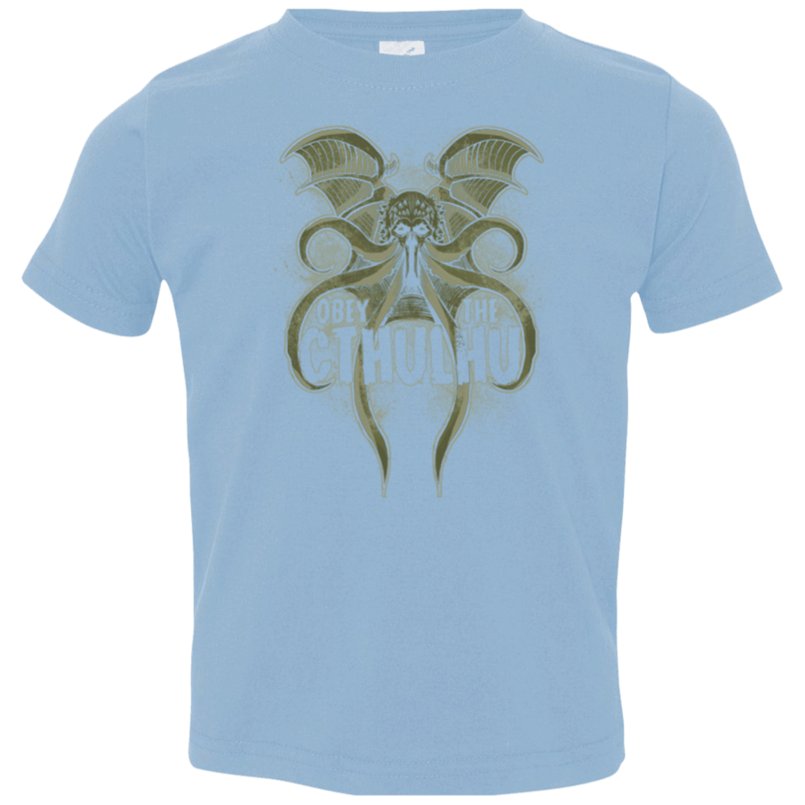 T-Shirts Light Blue / 2T Obey the Cthulhu Toddler Premium T-Shirt
