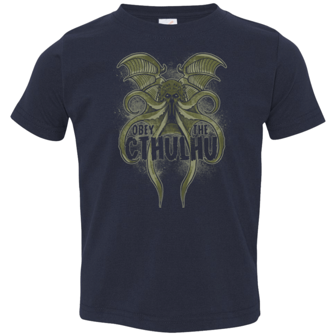 T-Shirts Navy / 2T Obey the Cthulhu Toddler Premium T-Shirt